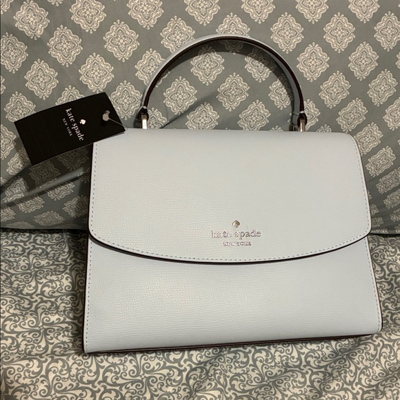Kate Spade Sky Blue Top Handle Satchel Darcey - Picture 7 of 7